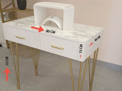Mesa de Manicura Blanca - Image 2