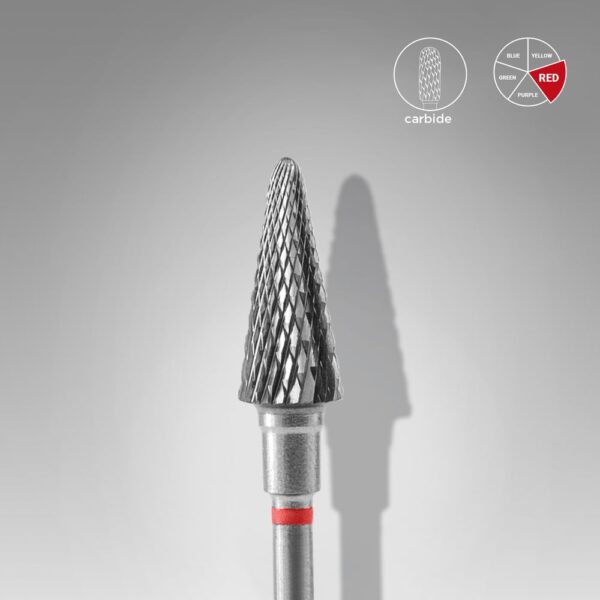 Fresa Staleks Cónica (Red) diámetro 6 mm / pieza de trabajo 14 mm
