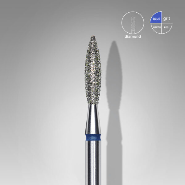 Fresa Staleks Punta Diamante Grano Azul diámetro 2,3 mm / pieza útil 10 mm