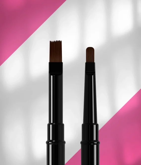 Pincel de doble punta EXPERT para gel de 7 mm / para gel de 10 mm