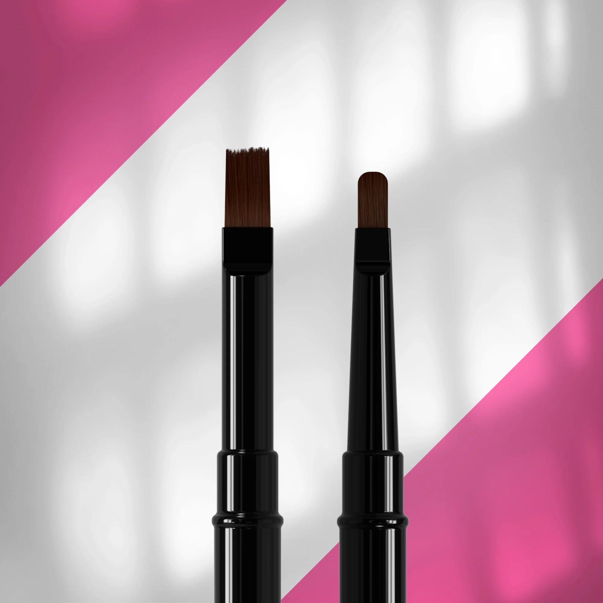 Pincel de doble punta EXPERT para gel de 7 mm / para gel de 10 mm