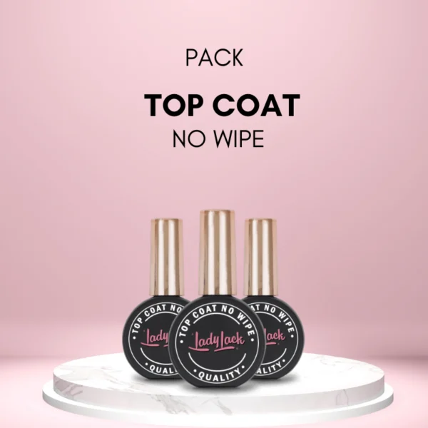 Pack Top Coat (No Wipe) 3 unidades
