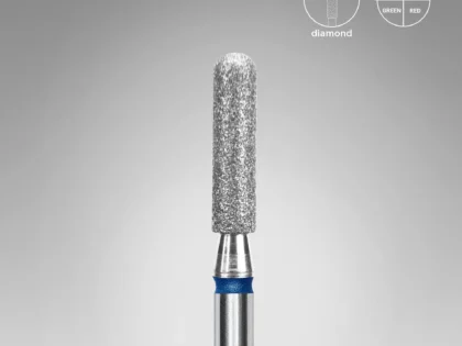 Fresa Diamante Cilíndrica Redondeada Azul EXPERT, Diam. de 2,5 mm / Parte Activa de 10 mm
