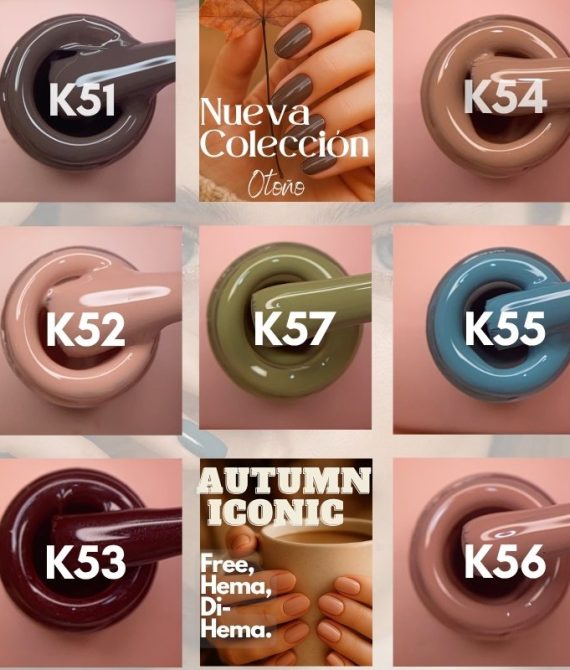 Colección : ( Autumn Iconic Collection – LadyLak® )  10 ml