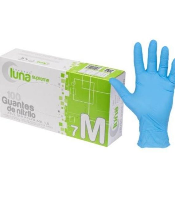 GUANTE NITRILO AZUL (Varias Tallas)
