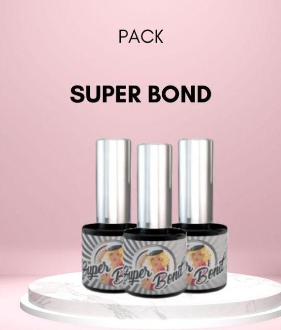 Pack 3 Super Bond 8 ml  (libre de ácido)